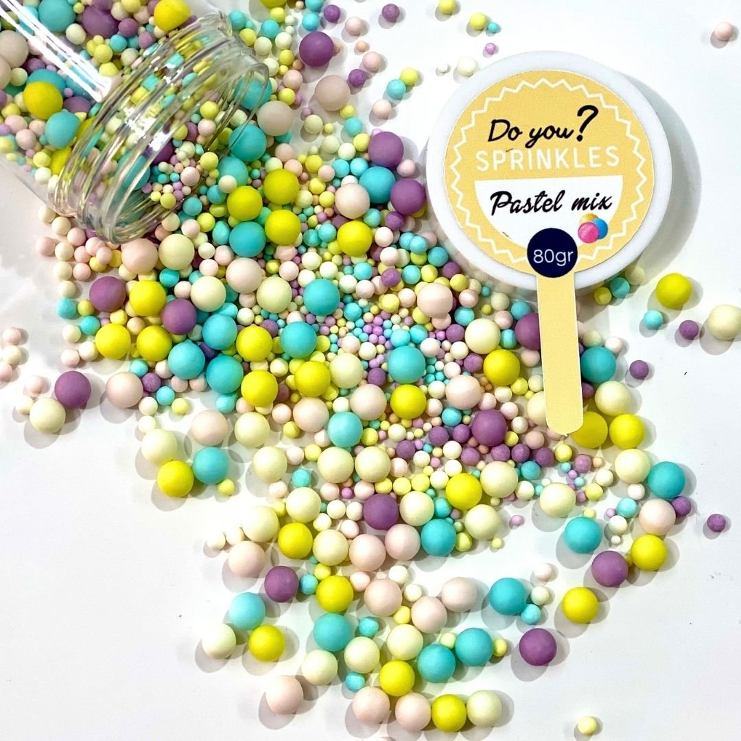 Perlas de azúcar pastel mix