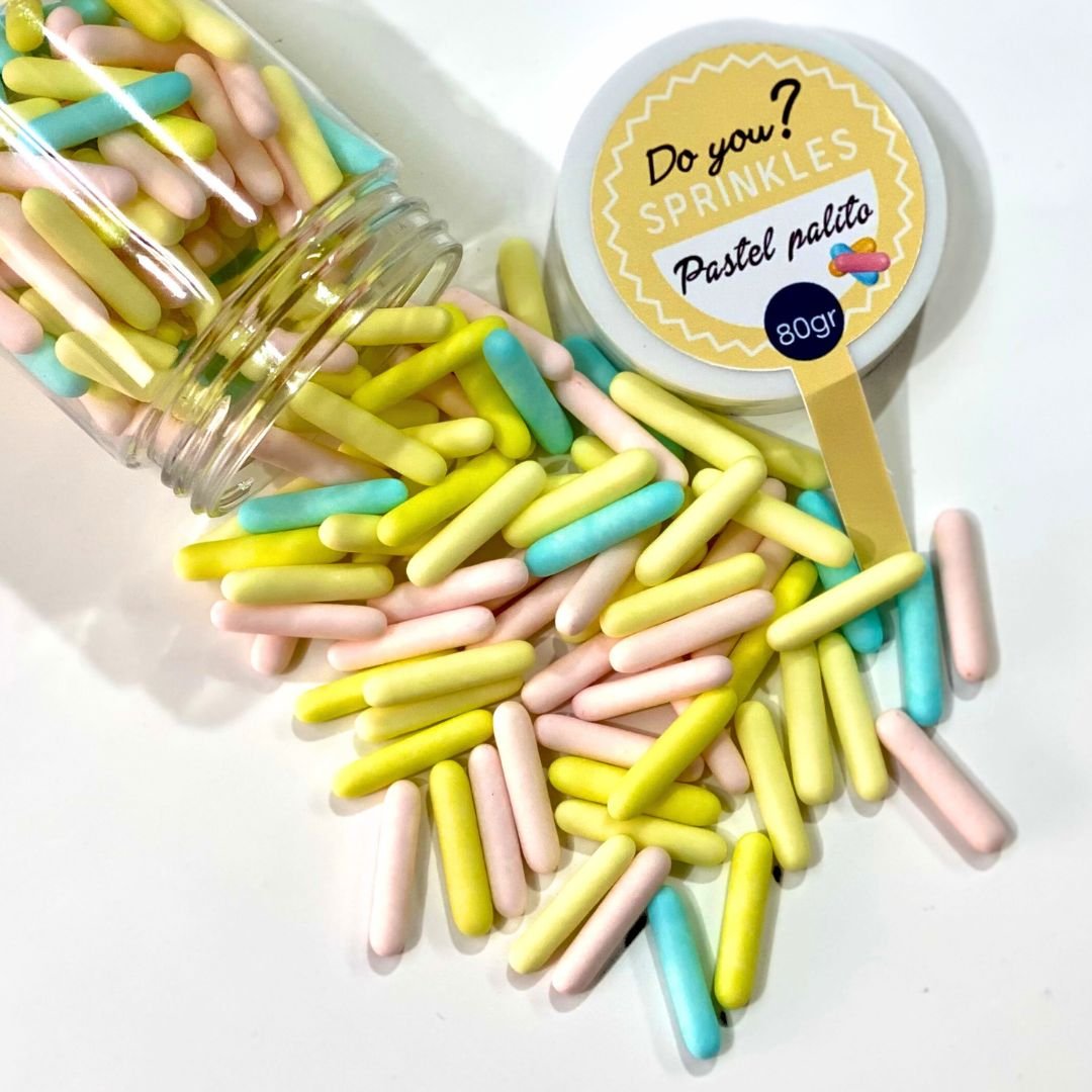 Palitos de azúcar pastel mix