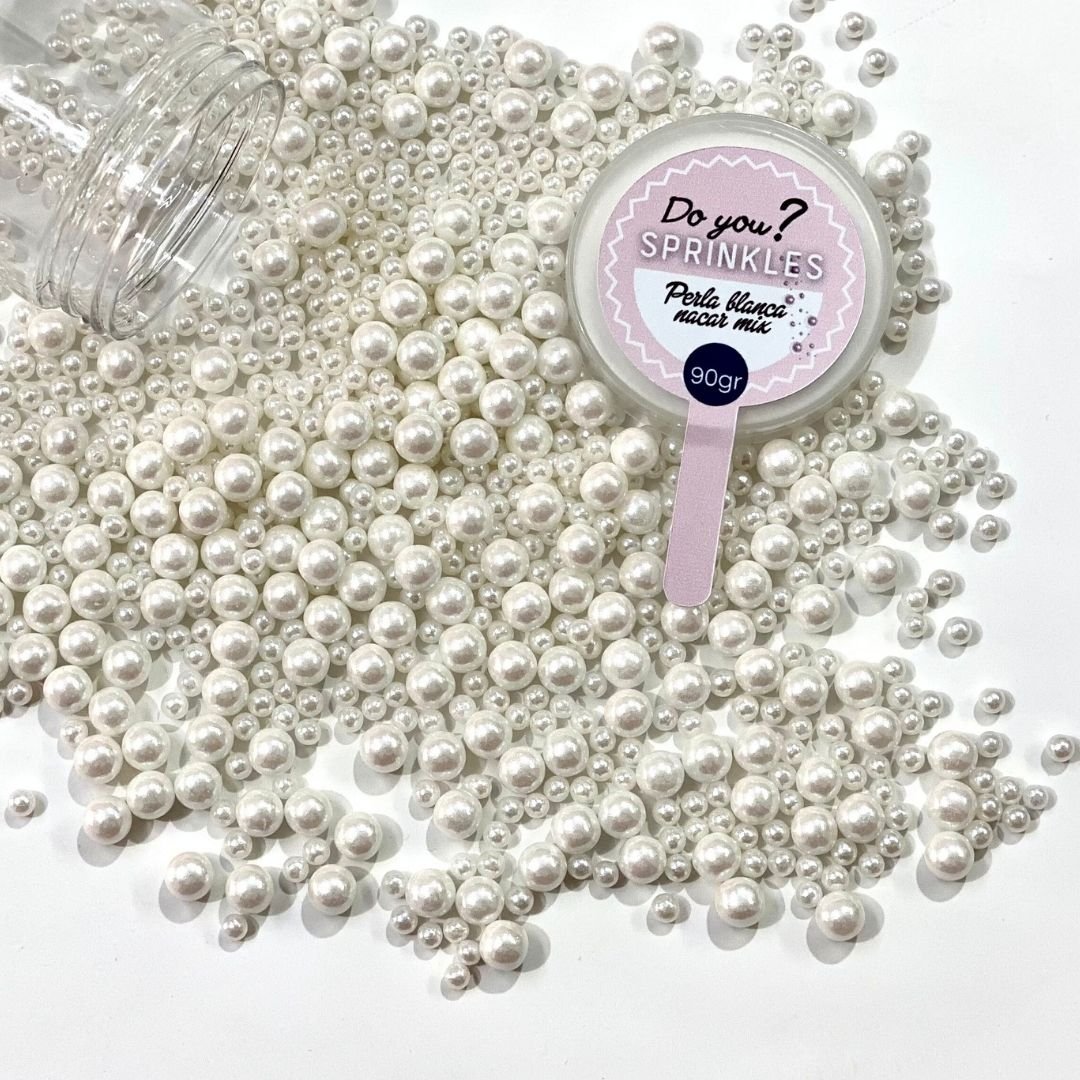 Perla blanca nacar mix