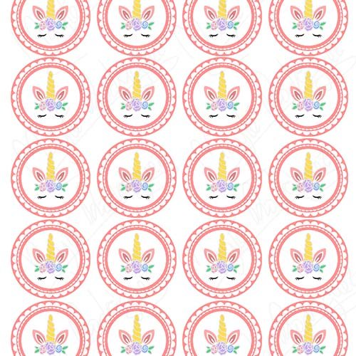 Impresiones unicornio silueta