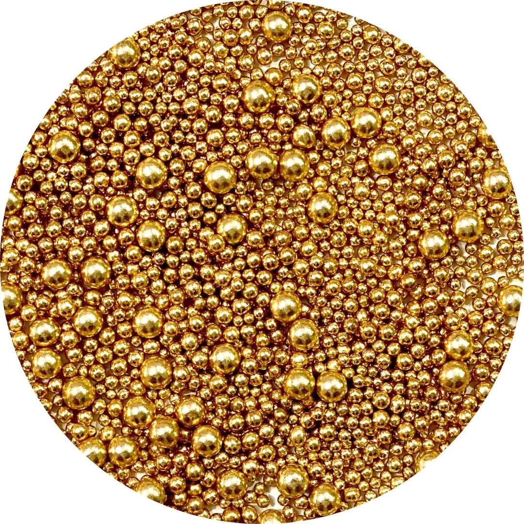 Perla oro metalizado mix - Imagen 2