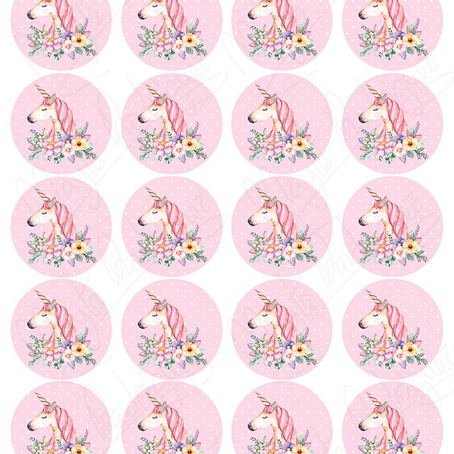 Impresiones unicornio vintage