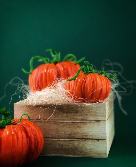 Curso online técnica de soplado y patinado Calabaza Halloween