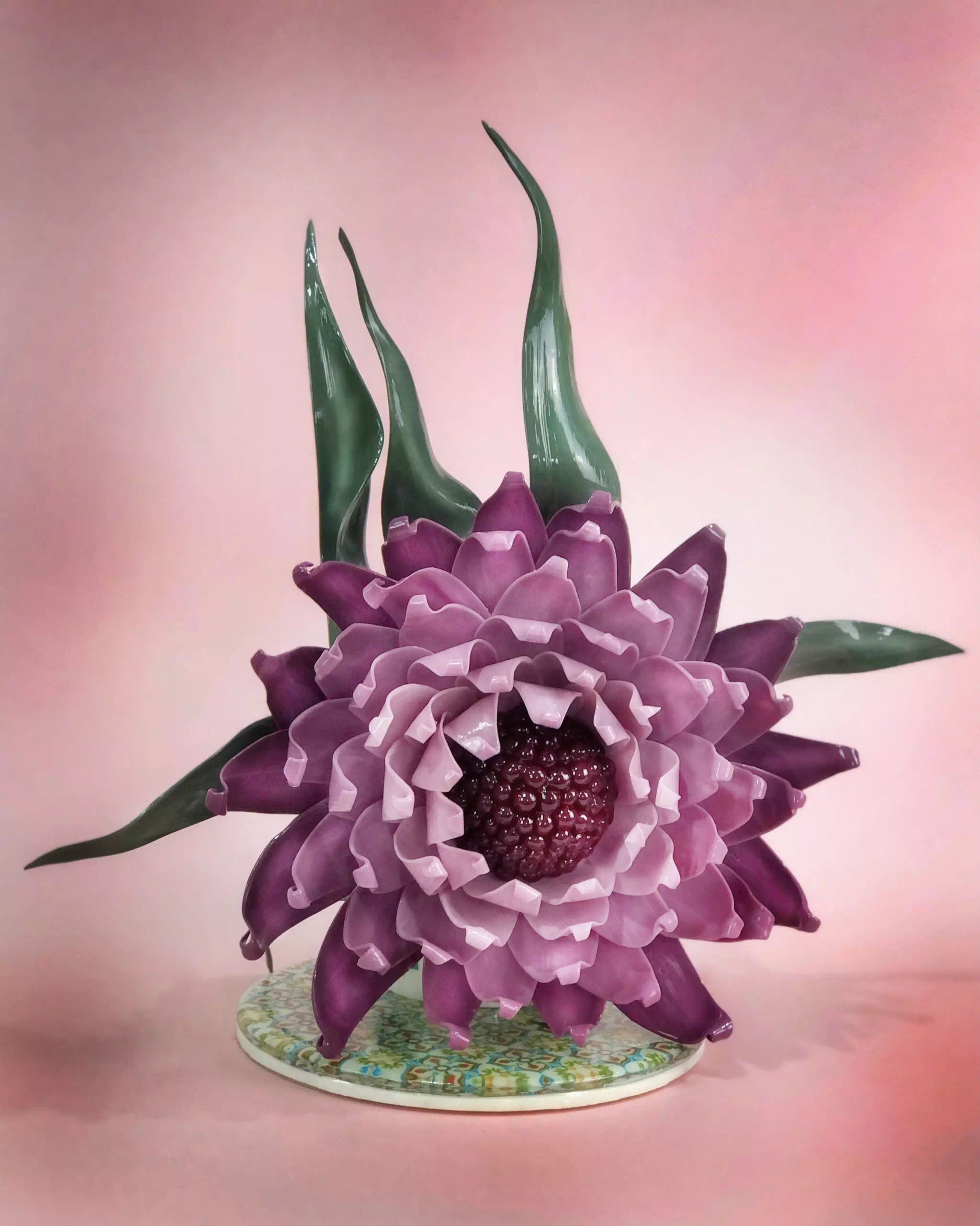 Flor Artística de azúcar isomalt