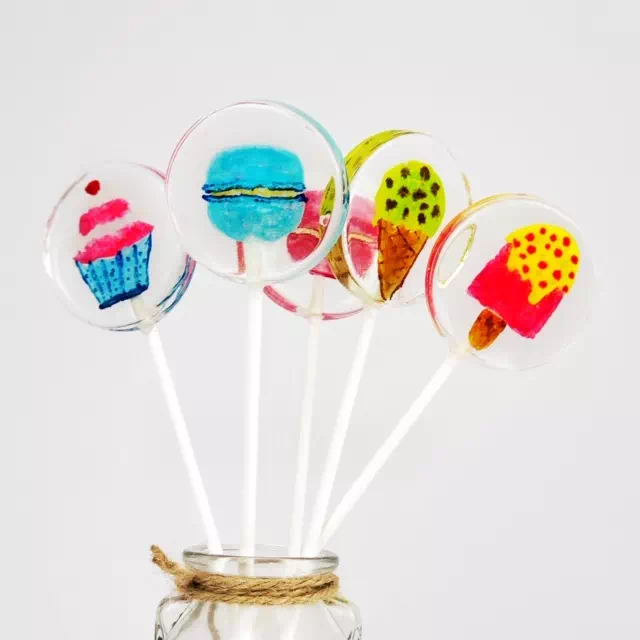 Curso online de piruletas de Isomalt pintadas a mano - Imagen 4